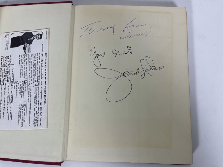 Jack La Lanne Hand Signed Book: For Men Only And Jack La Lanne Book The Way To Vibrant Good Health [Photo 4]