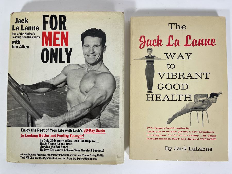 Jack La Lanne Hand Signed Book: For Men Only And Jack La Lanne Book The Way To Vibrant Good Health [Photo 2]