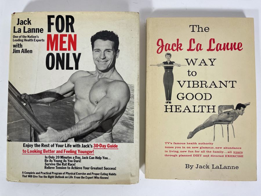 Jack La Lanne Hand Signed Book: For Men Only And Jack La Lanne Book The Way To Vibrant Good Health [Photo 3]