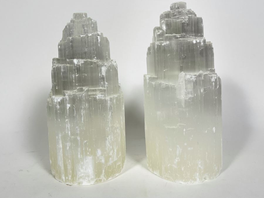 Pair Of Crystal Towers 7.5H Retails $150 [Photo 1]