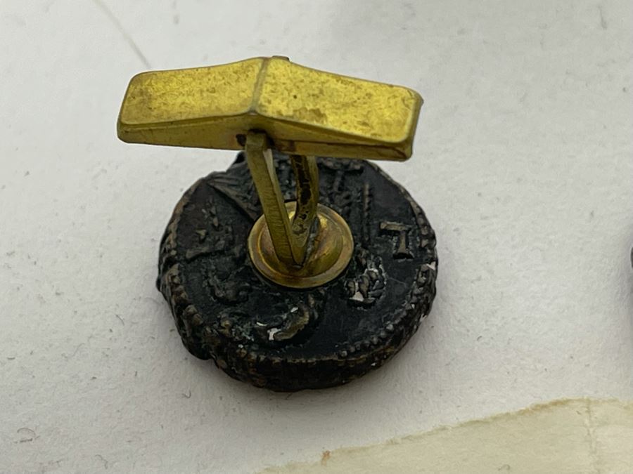 Antique Cufflinks Made From Antique Coins [Photo 8]