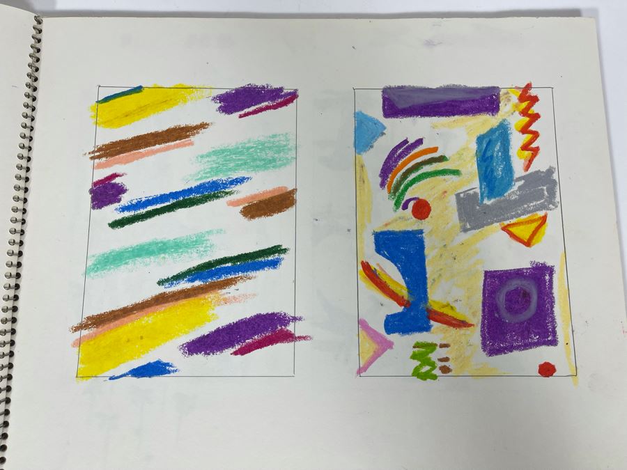 Original Jean Klafs Artist Sketch Book With Pages Of Original Artwork 11 X 14 - See Photos [Photo 20]