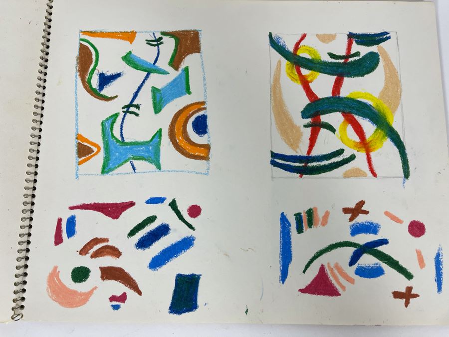 Original Jean Klafs Artist Sketch Book With Pages Of Original Artwork 11 X 14 - See Photos [Photo 16]