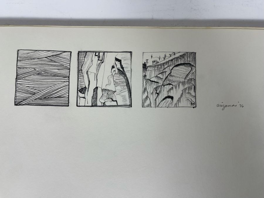Original Jean Klafs Artist Sketch Book With Pages Of Original Artwork 11 X 14 - See Photos [Photo 10]