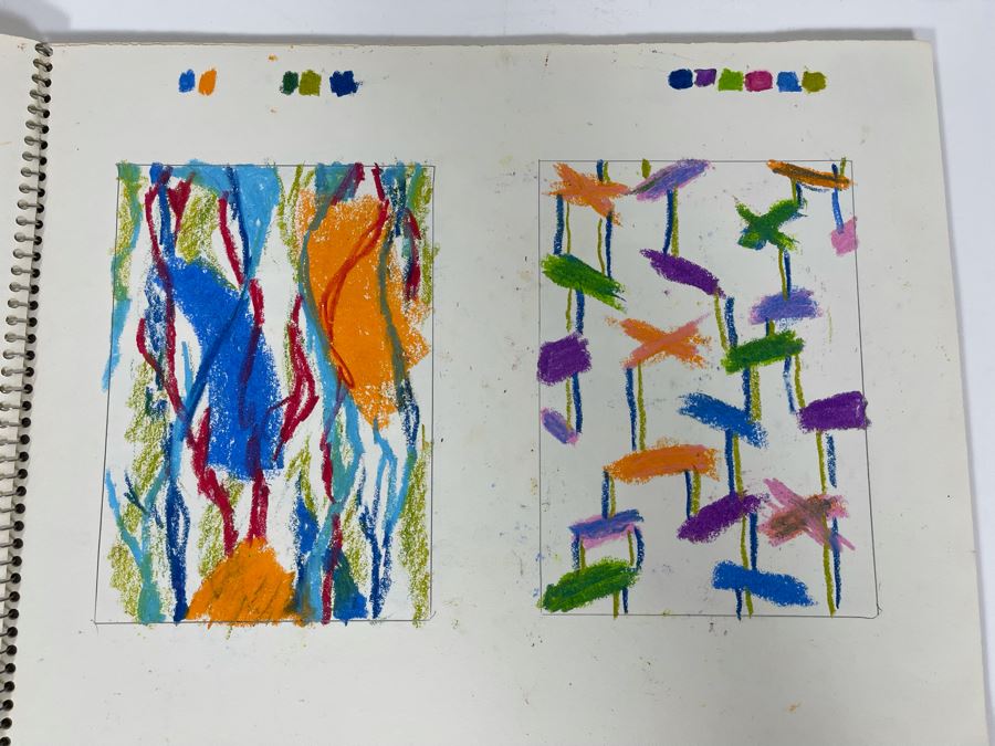 Original Jean Klafs Artist Sketch Book With Pages Of Original Artwork 11 X 14 - See Photos [Photo 22]