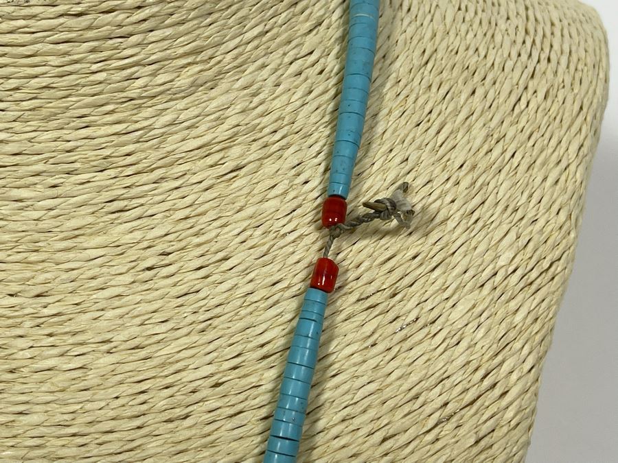 Vintage Turquoise 22' Necklace [Photo 5]