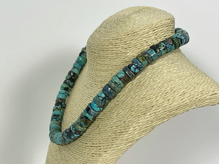Vintage Turquoise 18' Necklace [Photo 6]