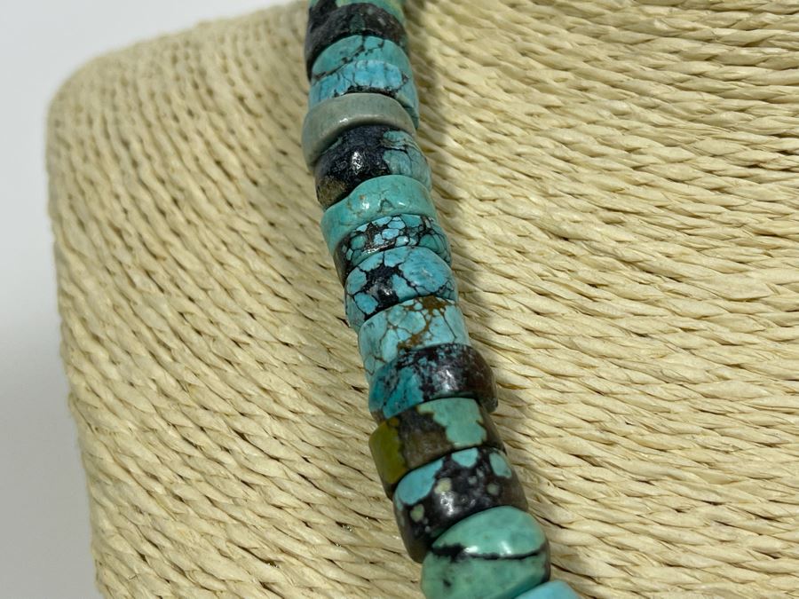 Vintage Turquoise 18' Necklace [Photo 5]