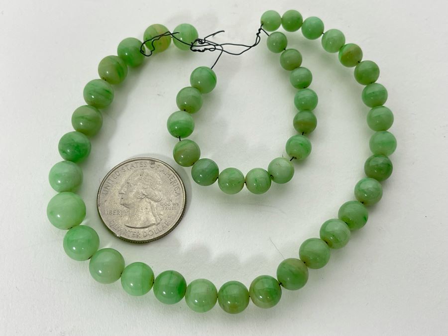 Commercial Quality Jade Beads 34g [Photo 1]