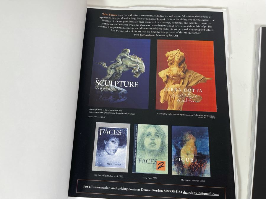 Pair Of Max Turner Artist Books: The Sculpture Of Max Turner And Terra Cotta Sculpture Of Max Turner (Several Sculptures Featured Were Previously Sold  - Adam And Eve Sculputre Is In Book) [Photo 26]