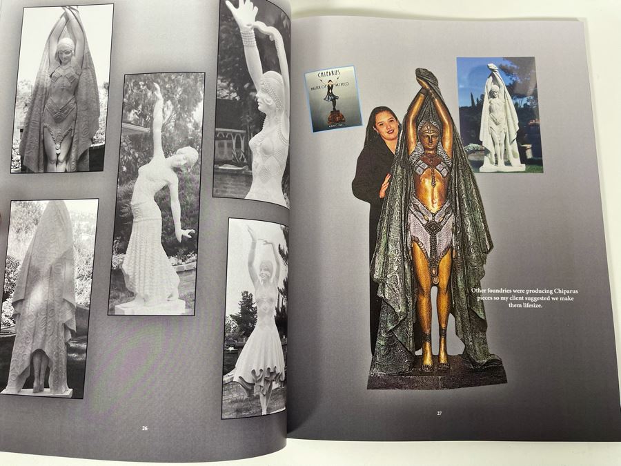 Pair Of Max Turner Artist Books: The Sculpture Of Max Turner And Terra Cotta Sculpture Of Max Turner (Several Sculptures Featured Were Previously Sold  - Adam And Eve Sculputre Is In Book) [Photo 12]