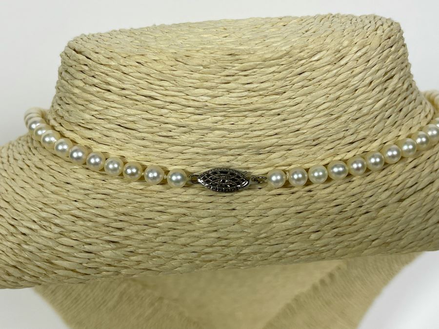 Cultured Pearl 5mm Strand 14' Necklace [Photo 7]