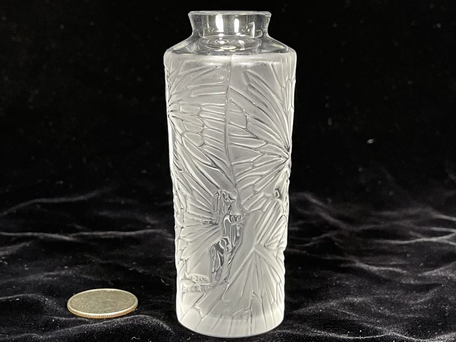 Signed Lalique France Crystal Fairy Bottle 4H [Photo 11]