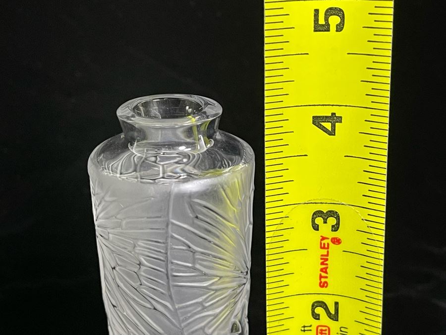 Signed Lalique France Crystal Fairy Bottle 4H [Photo 13]