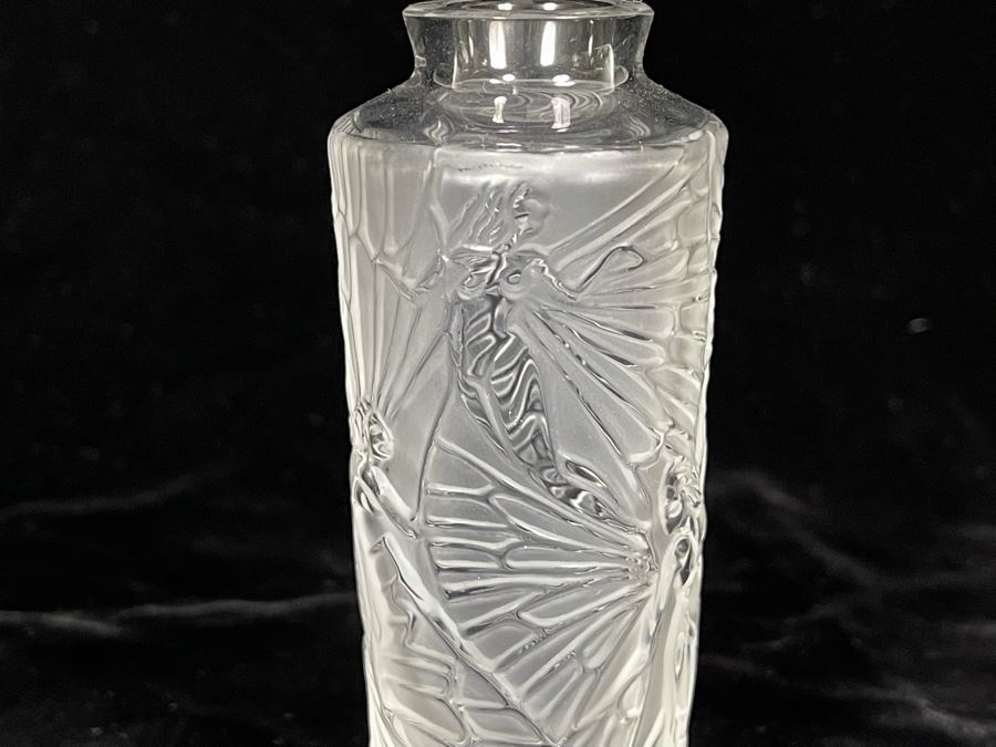 Signed Lalique France Crystal Fairy Bottle 4H [Photo 6]