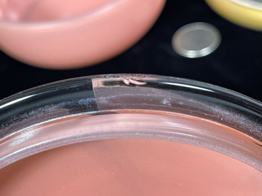 Pair Of Art Deco Lidded Powder Jars Gold And Black Is DeVilbiss [Photo 10]