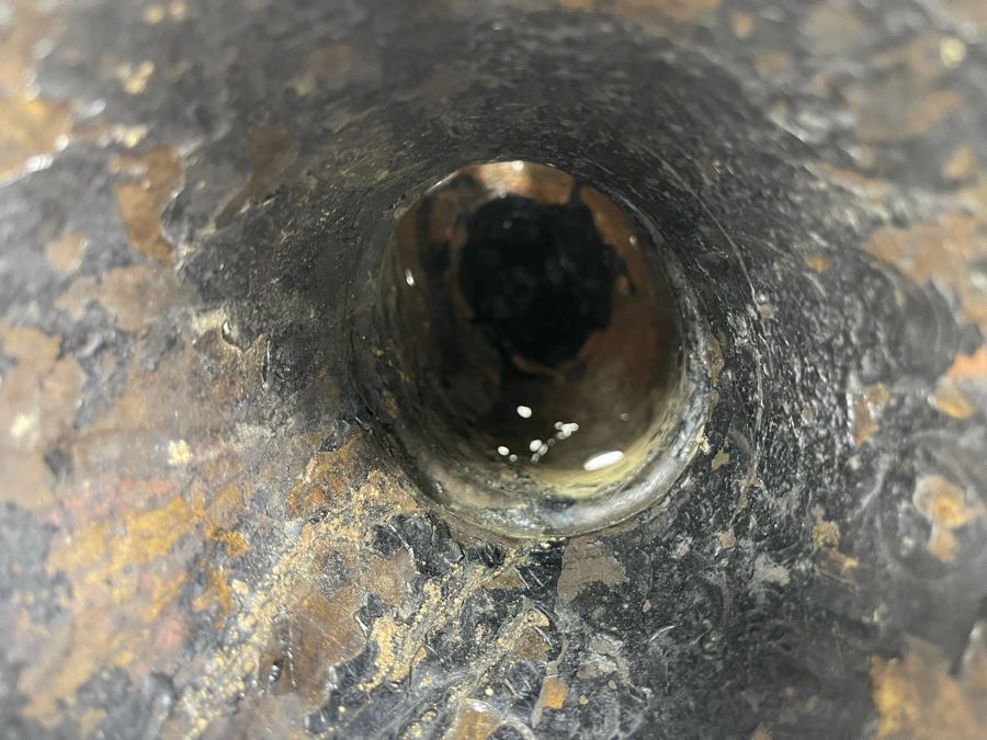 Very Old Persian Qajar Islamic Chased Hammered Metal Figure Figurine 5.5W X 13H [Photo 39]