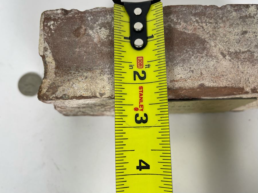 Vintage Brick From The Loew's Grand Theatre Atlanta, CA 1893-1978 World Premiere Site Of Gone With The Wind 7.75W X 3.5H X 2.5D [Photo 8]