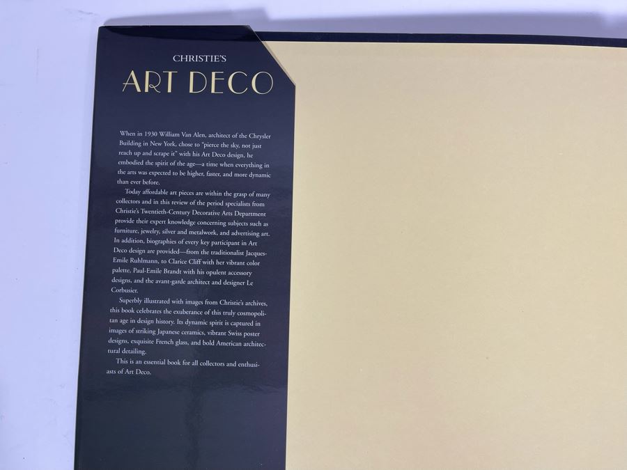 First Printing Book Christie's Art Deco [Photo 2]