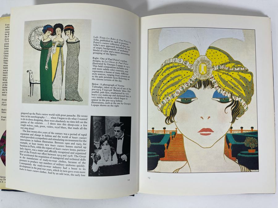 First American Edition Book The Golden Age Of Style Art Deco Fashion Illustration By Julian Robinson [Photo 6]