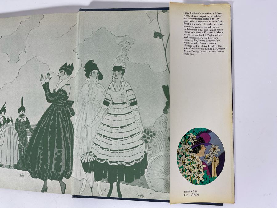 First American Edition Book The Golden Age Of Style Art Deco Fashion Illustration By Julian Robinson [Photo 9]