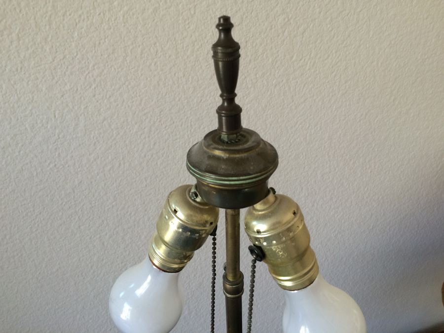 Magnificient Renaissance Revival Style Brass Lamp [Photo 4]