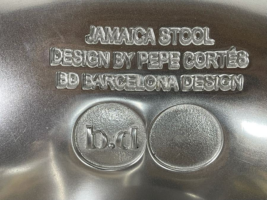 Pair Of Jamaica Stools Designed By Pepe Cortes For Barcelona Design BD 30H Seat [Photo 13]