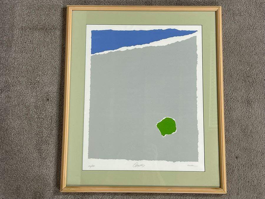 Framed Limited Edition Hand Signed Print Titled Oasis By Primidea 18 X 22 [Photo 2]