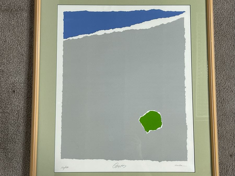 Framed Limited Edition Hand Signed Print Titled Oasis By Primidea 18 X 22 [Photo 3]