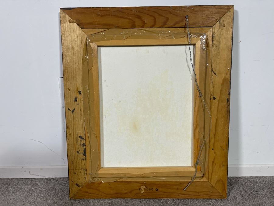 Original Abstract Still Life Painting On Canvas Framed Artist Unknown 20 X 16 [Photo 8]