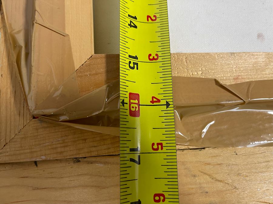 Original Abstract Still Life Painting On Canvas Framed Artist Unknown 20 X 16 [Photo 10]