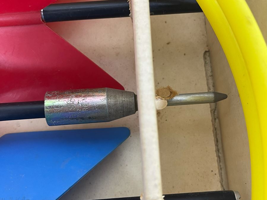 Vintage JARTS Missile Game Lawn Darts In Original Box Appears To Be Never Used [Photo 8]