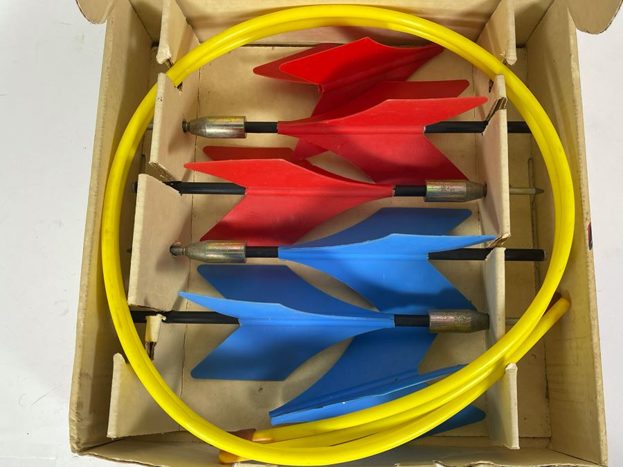 Vintage JARTS Missile Game Lawn Darts In Original Box Appears To Be Never Used [Photo 6]