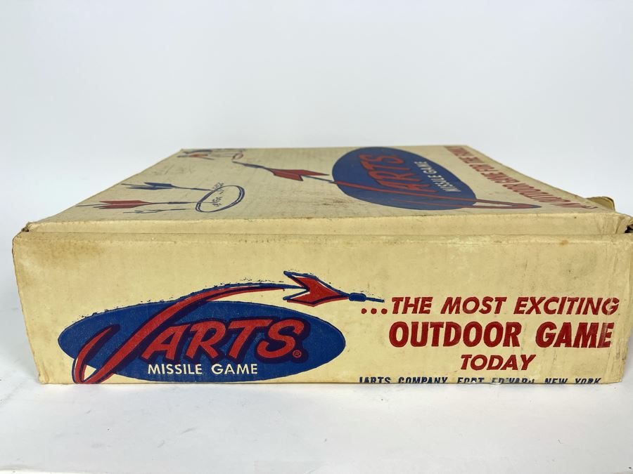 Vintage JARTS Missile Game Lawn Darts In Original Box Appears To Be Never Used [Photo 10]