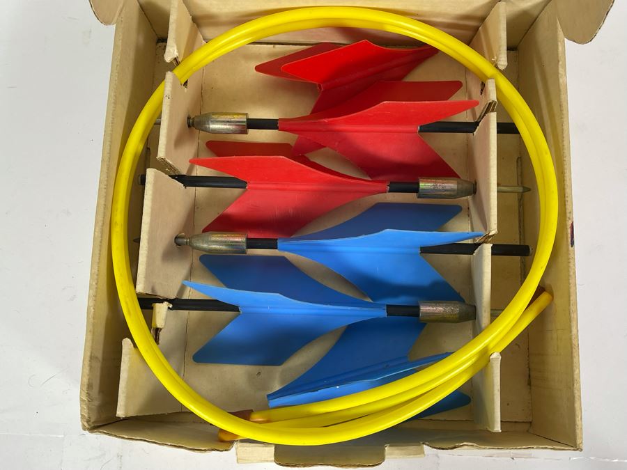 Vintage JARTS Missile Game Lawn Darts In Original Box Appears To Be Never Used [Photo 3]
