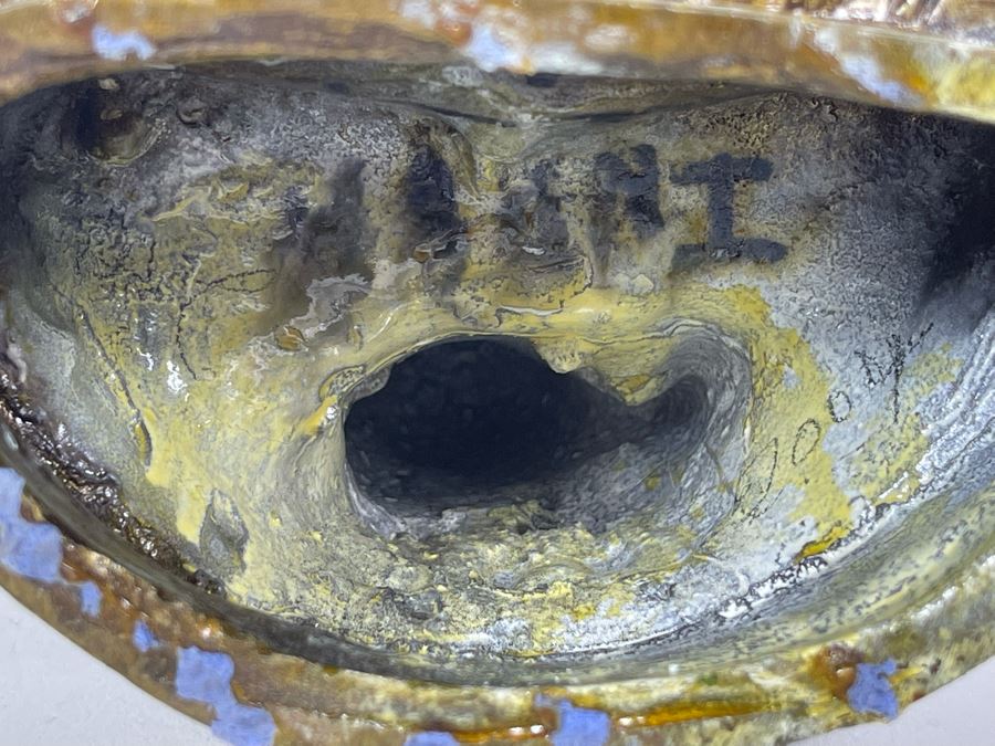 Vintage Heavy Brass Buddha Sculpture [Photo 17]