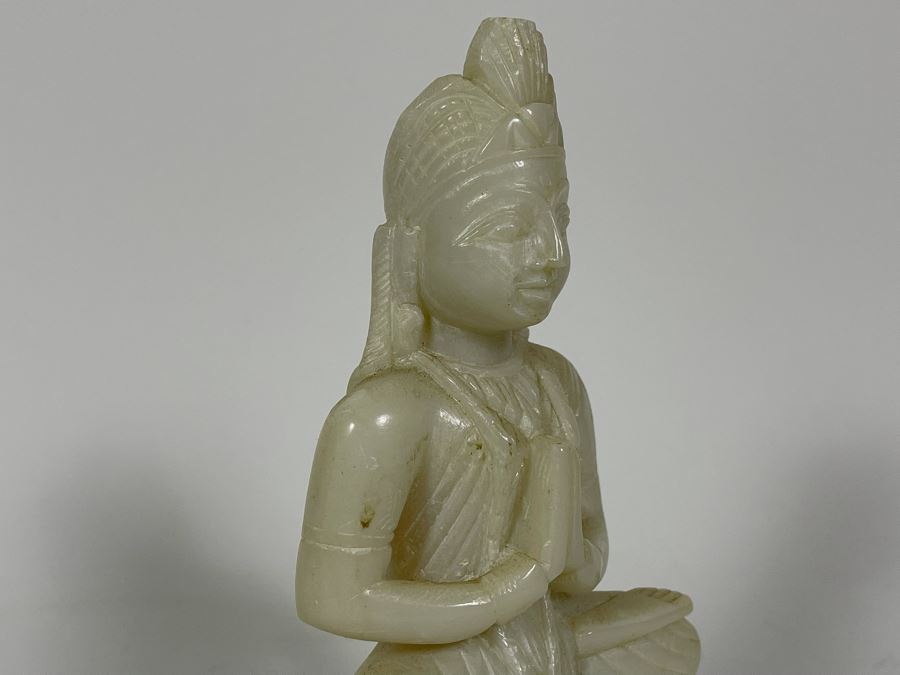 Carved Stone Sculpture From India 6.5H [Photo 4]