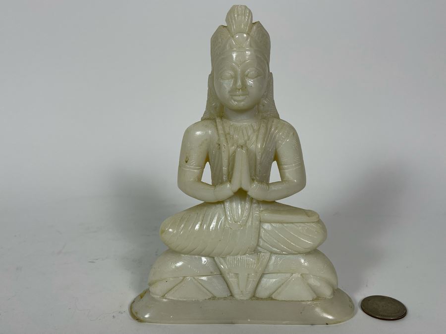 Carved Stone Sculpture From India 6.5H [Photo 2]