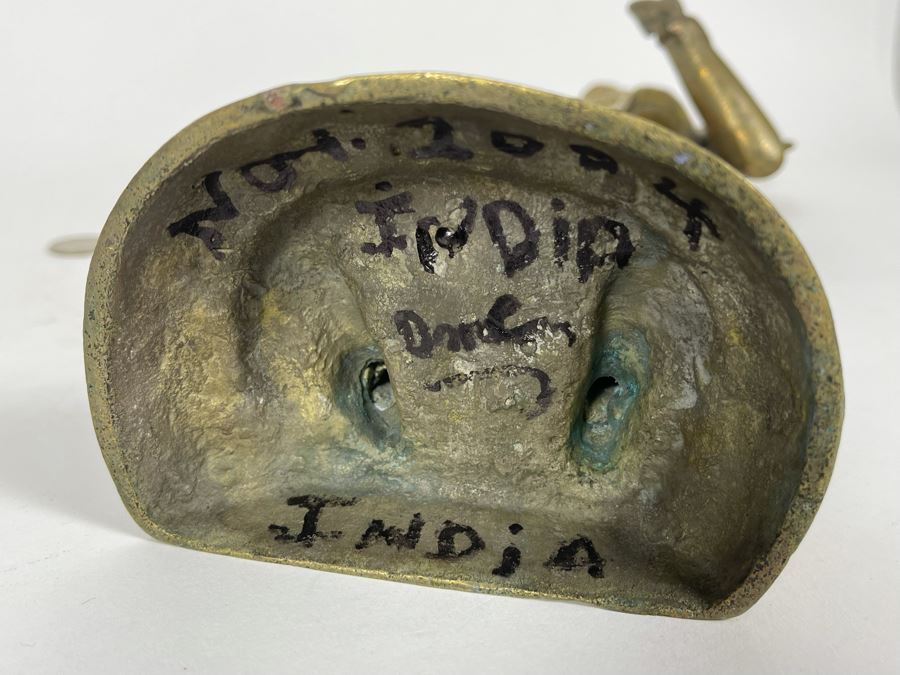 Brass Tibetan Buddhist Deity Standing Tara Sculpture From India 16.5'H [Photo 15]