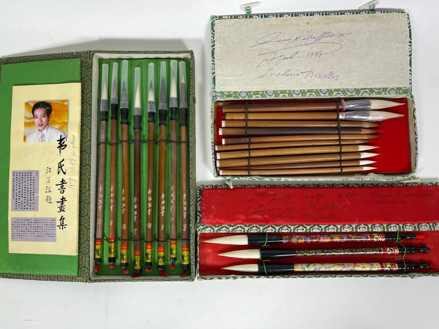 Collection Of New Chinese Calligraphy Painting Brushes