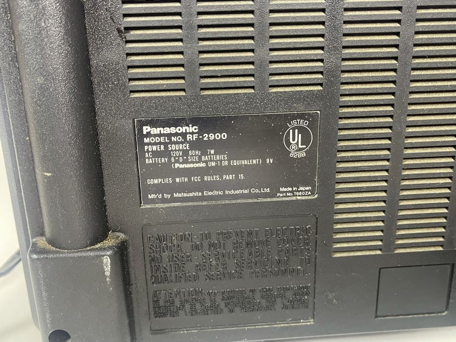 Panasonic SW Double Superheterodyne Portable Short Wave Radio System Model No RF-2900 Working [Photo 6]