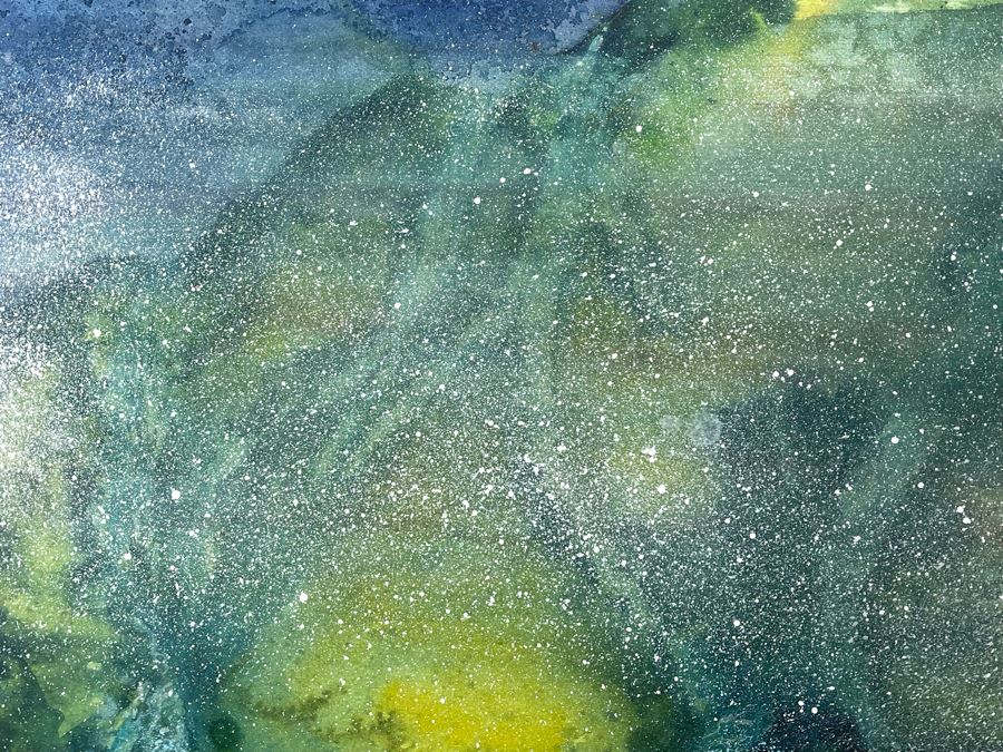 Vintage Hawaiian Original Watercolor Painting On Paper Signed Rose 34 X 26 [Photo 9]