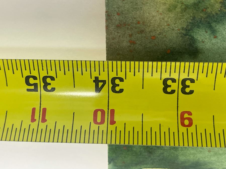 Vintage Hawaiian Original Watercolor Painting On Paper Signed Rose 34 X 26 [Photo 11]