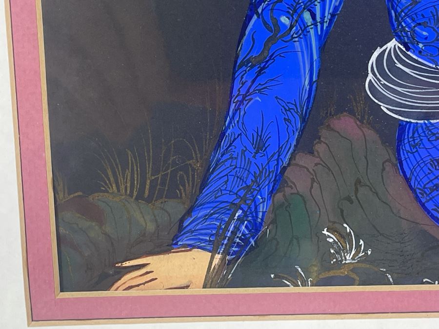 Framed Original Painting From India 11 X 14 [Photo 9]