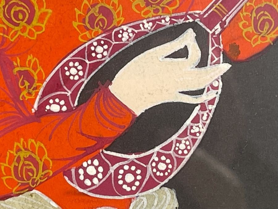 Framed Original Painting From India 11 X 14 [Photo 5]