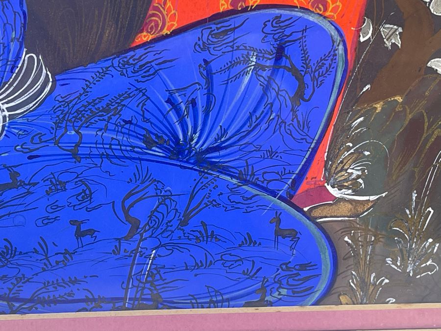 Framed Original Painting From India 11 X 14 [Photo 7]