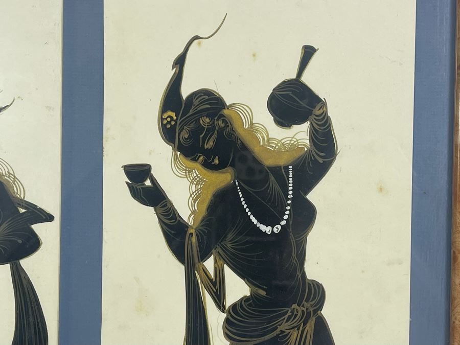 Framed Pair Of Original Drawings 17.5 X 22 [Photo 7]