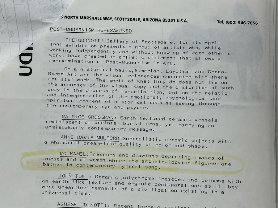 Original Framed Painting By Mo Kamel Titled Squatting Egyptian Woman XII 10 X 17 [Photo 8]