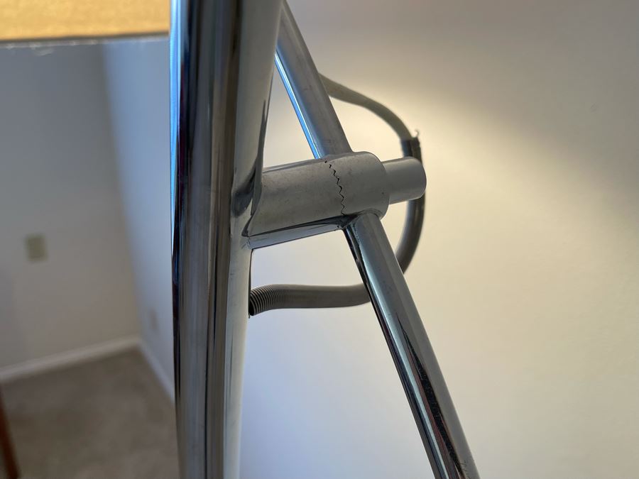 Modernist Chrome Floor Lamp Light 38W X 75H [Photo 7]