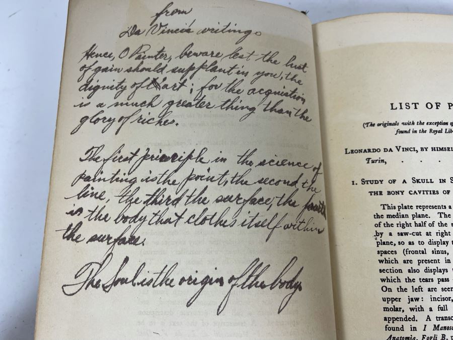 Vintage 1923 Book Leonardo Da Vinci's Note Books By Edward McCurdy [Photo 9]